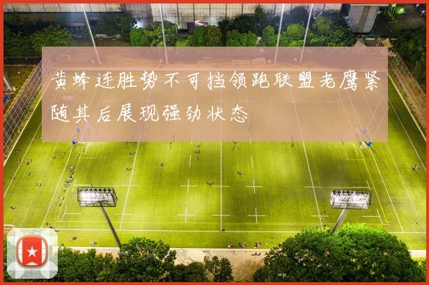 黄蜂连胜势不可挡领跑联盟老鹰紧随其后展现强劲状态