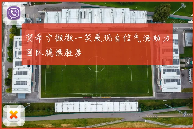 贺希宁微微一笑展现自信气场助力团队稳操胜券